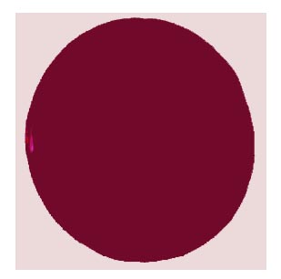 * Round Solid Burgundy Metal Stove Burner Covers * Round Solid Burgundy Metal Stove Burner Covers